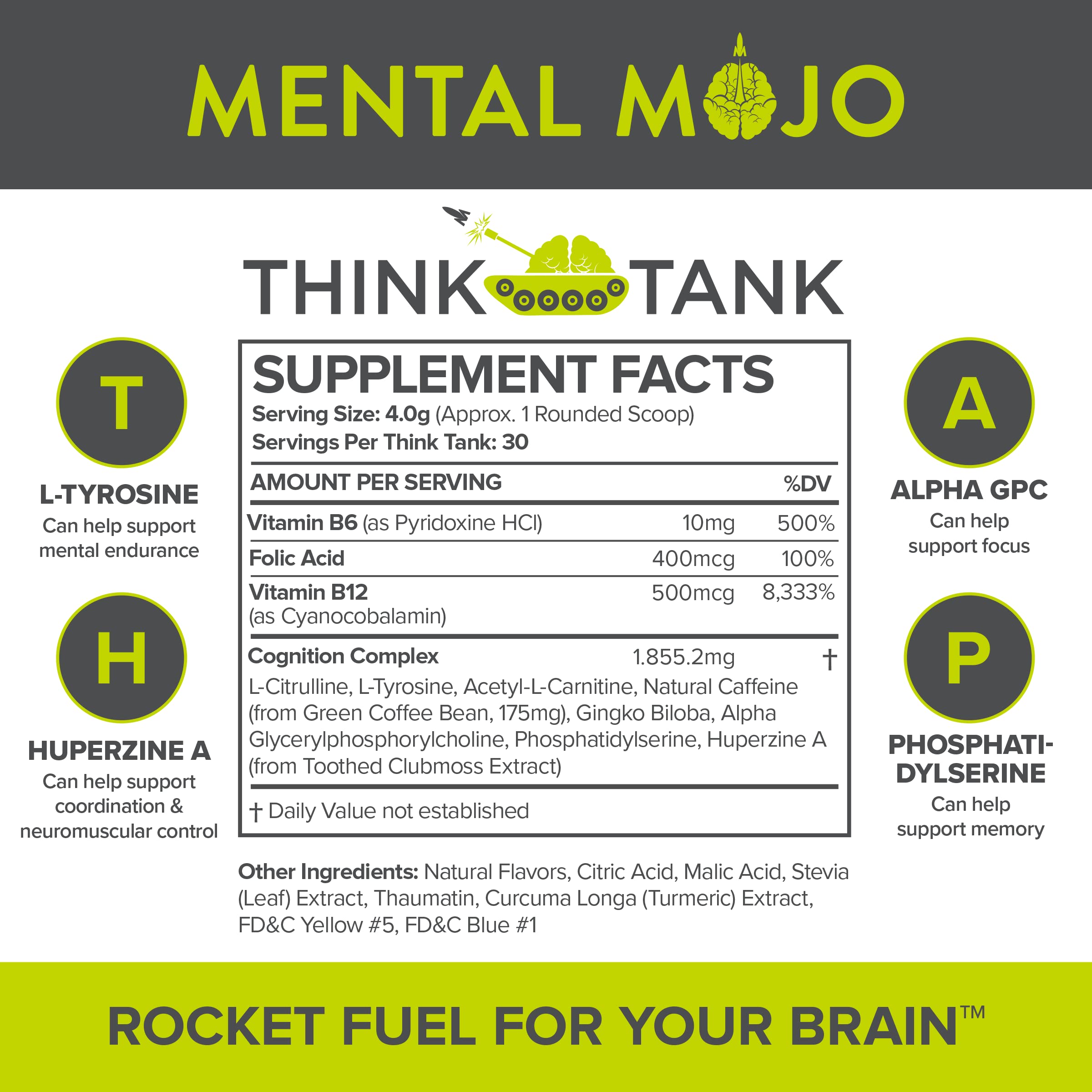 Mental Mojo servido en vaso con sabor Kiwi y Fresa y posible enfoque.