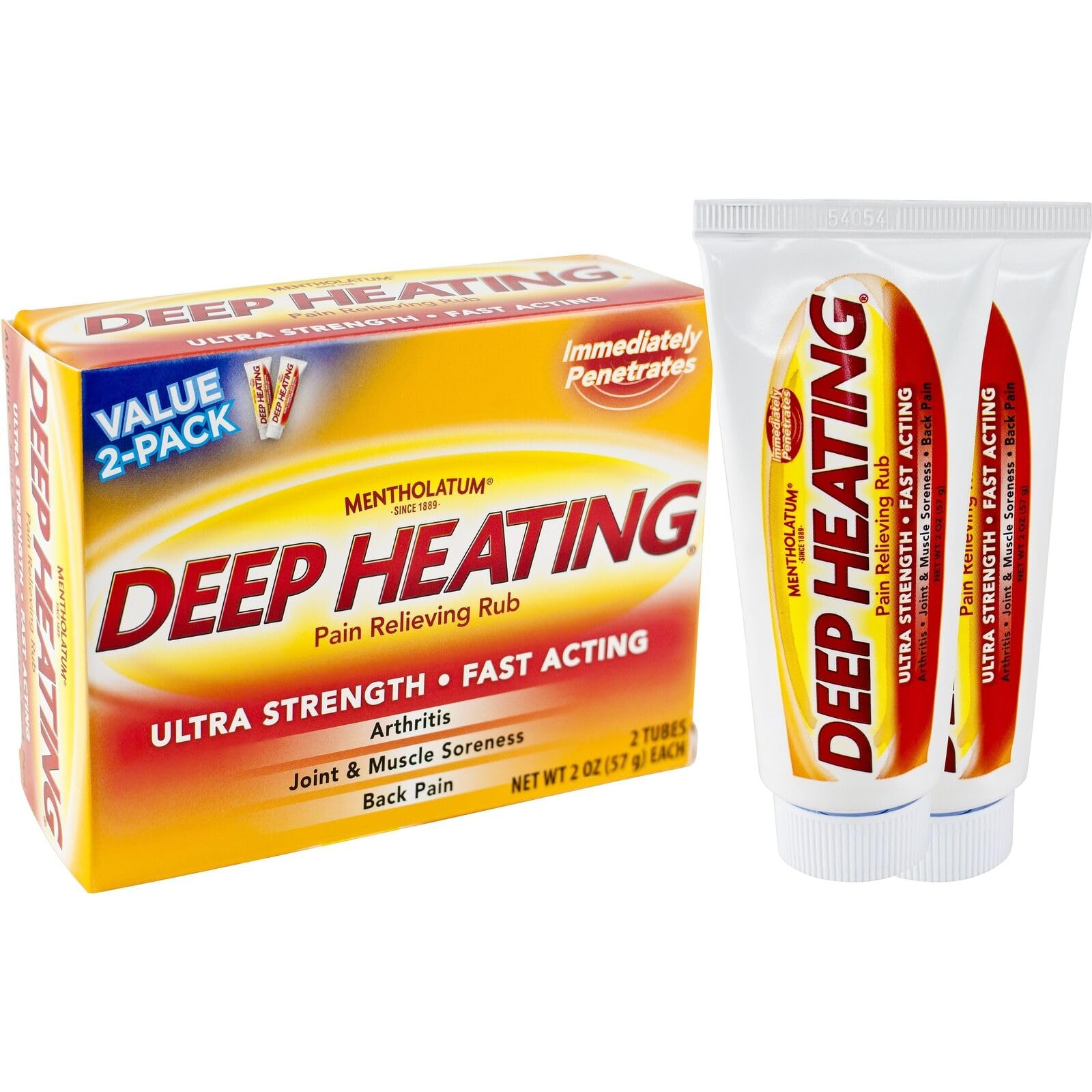 Empaque de cinco presentaciones de Mentholatum para uso frecuente.