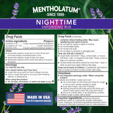 Mentholatum Noche envase práctico para uso nocturno con lavanda.