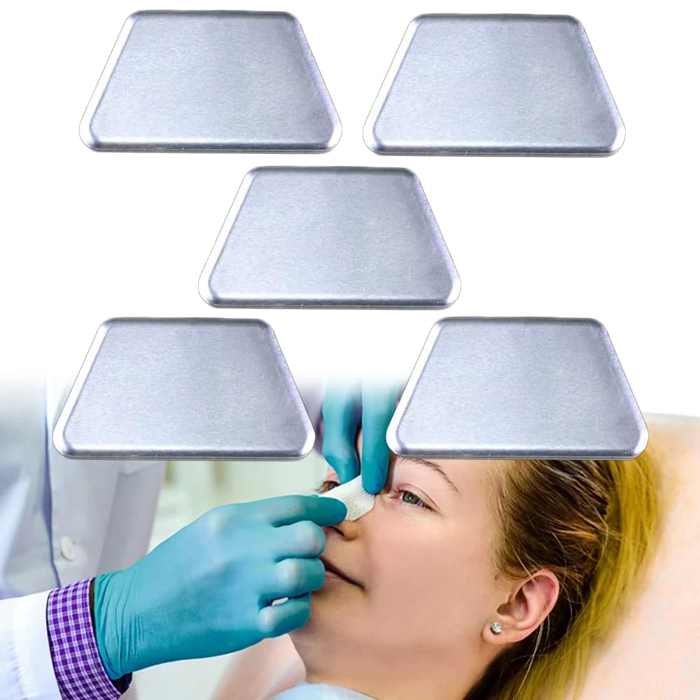 MENURSY inmovilizador nasal de aluminio, soporte externo para nariz tras cirugía, aporta estabilidad