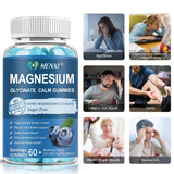 MENXI Magnesium Gummies: empaque frontal para fácil identificación.