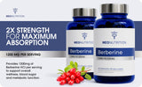 Fórmula vegana de Meo Berberina, libre de OGM y gluten.