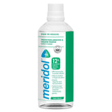 Meridol Halitosis: botella de 400 ml para frescura duradera en la boca.