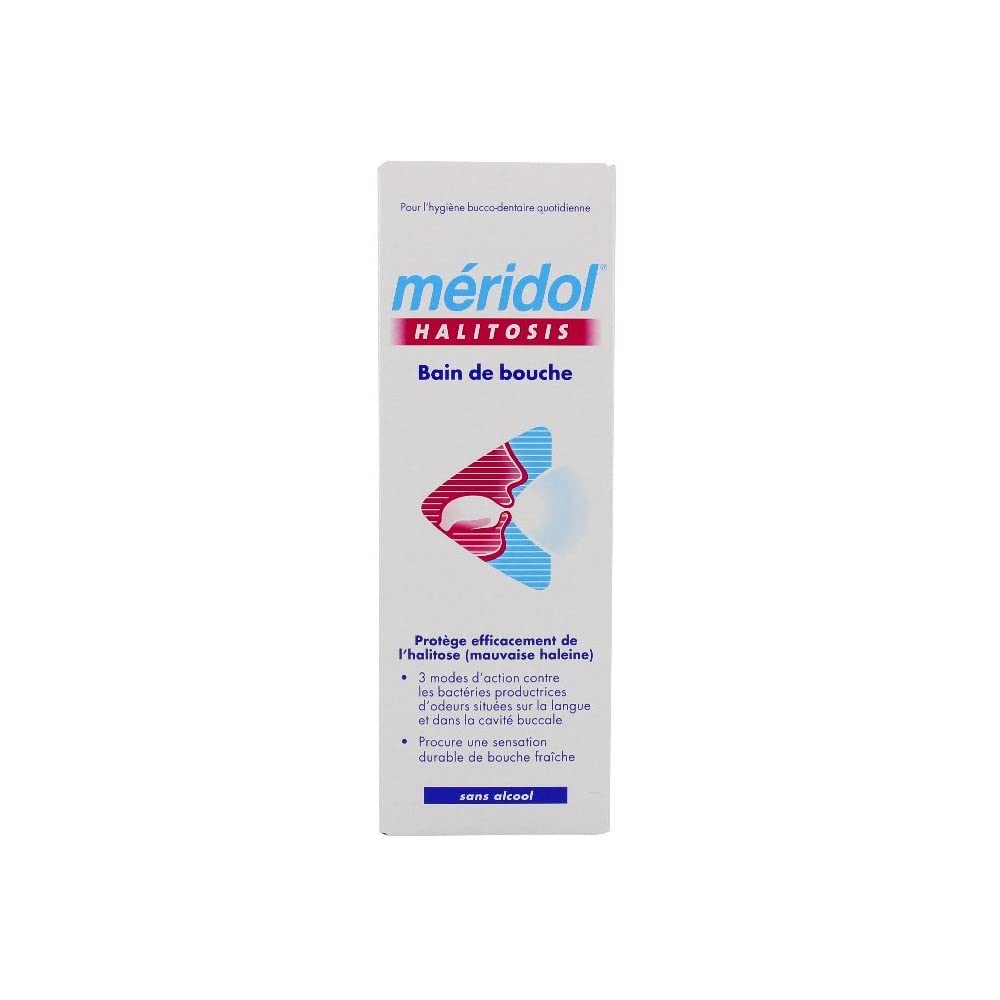 Meridol Halitosis: uso diario mejora la sensación de aliento.