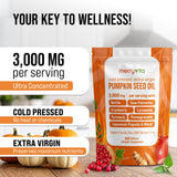Merry Vita: aceite prensado en frío, virgen, preserva nutrientes esenciales.