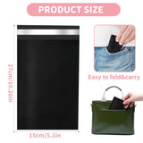 Bolsas desechables para tampones Mersenty con cierre autoadhesivo para controlar olores.