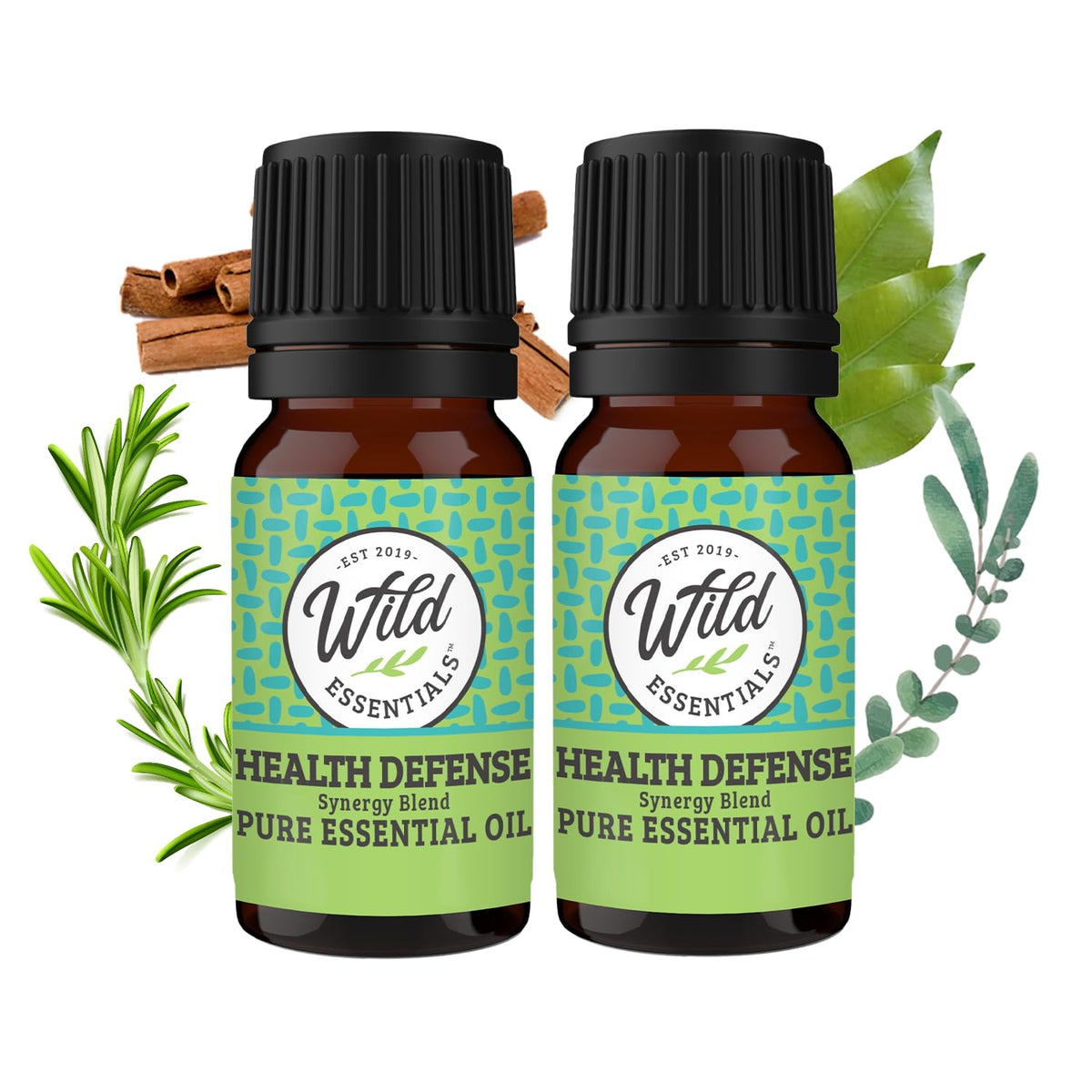 mEssentials Health Defense frasco de 10 ml, aroma cálido para confort respiratorio diario