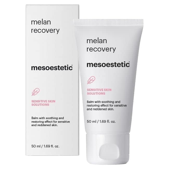 Mesoestetic Melan Recovery textura cremosa, se desliza fácilmente y mejora la suavidad.