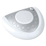 Mesqool máquina de ruido blanco, vista frontal, ideal para dormir.