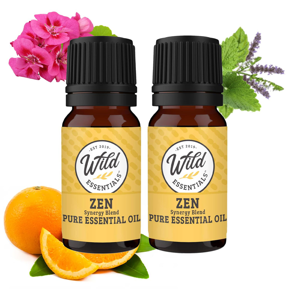 mEssentials Zen: dos frascos de 10 ml para aromaterapia en casa