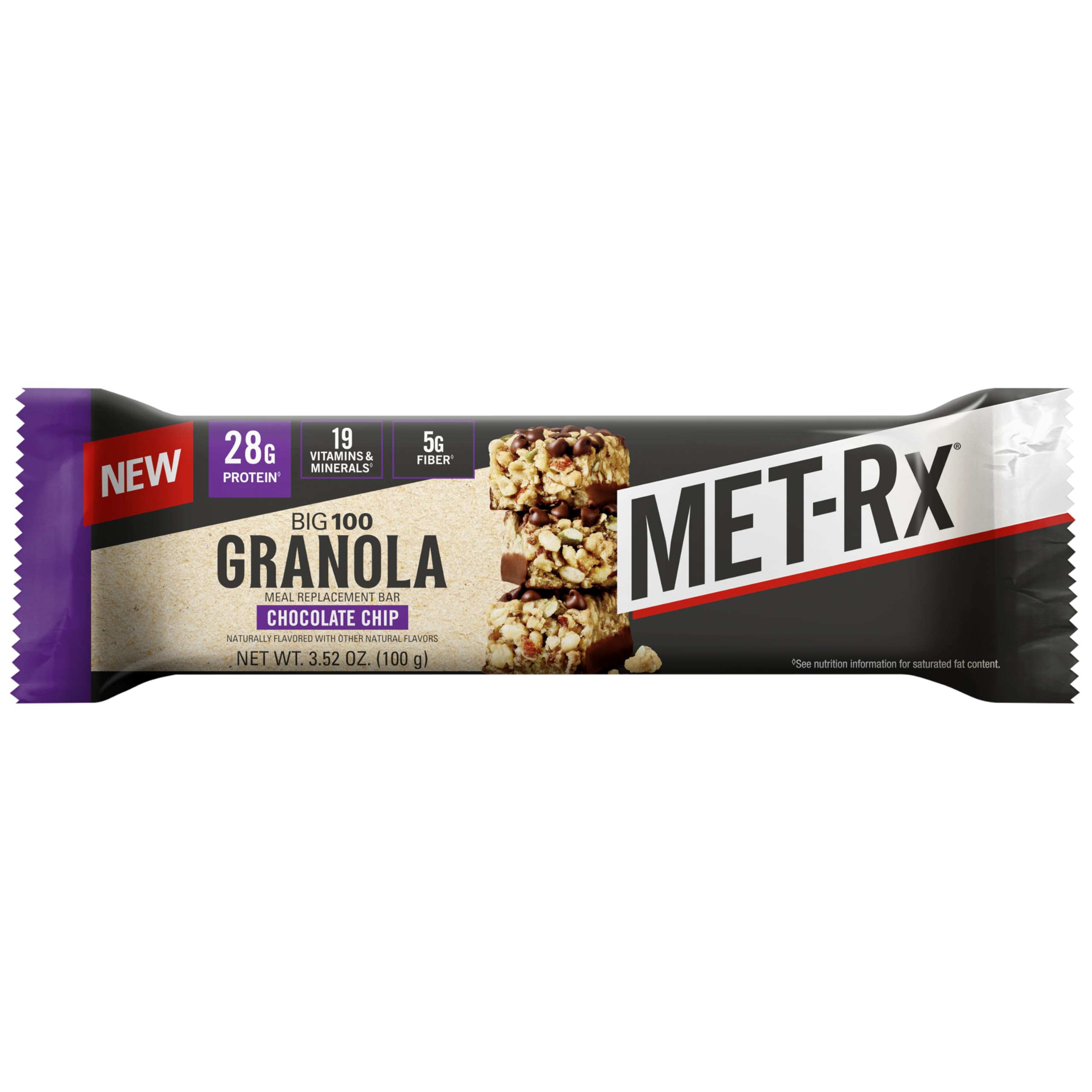 MET-Rx Big 100 Bar: textura granola, barra sabrosa y satisfactoria después del ejercicio.