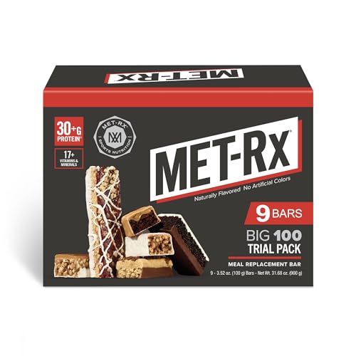 MET-Rx Big 100 Barra ingredientes: nutrición proteica para recuperación tras el entrenamiento
