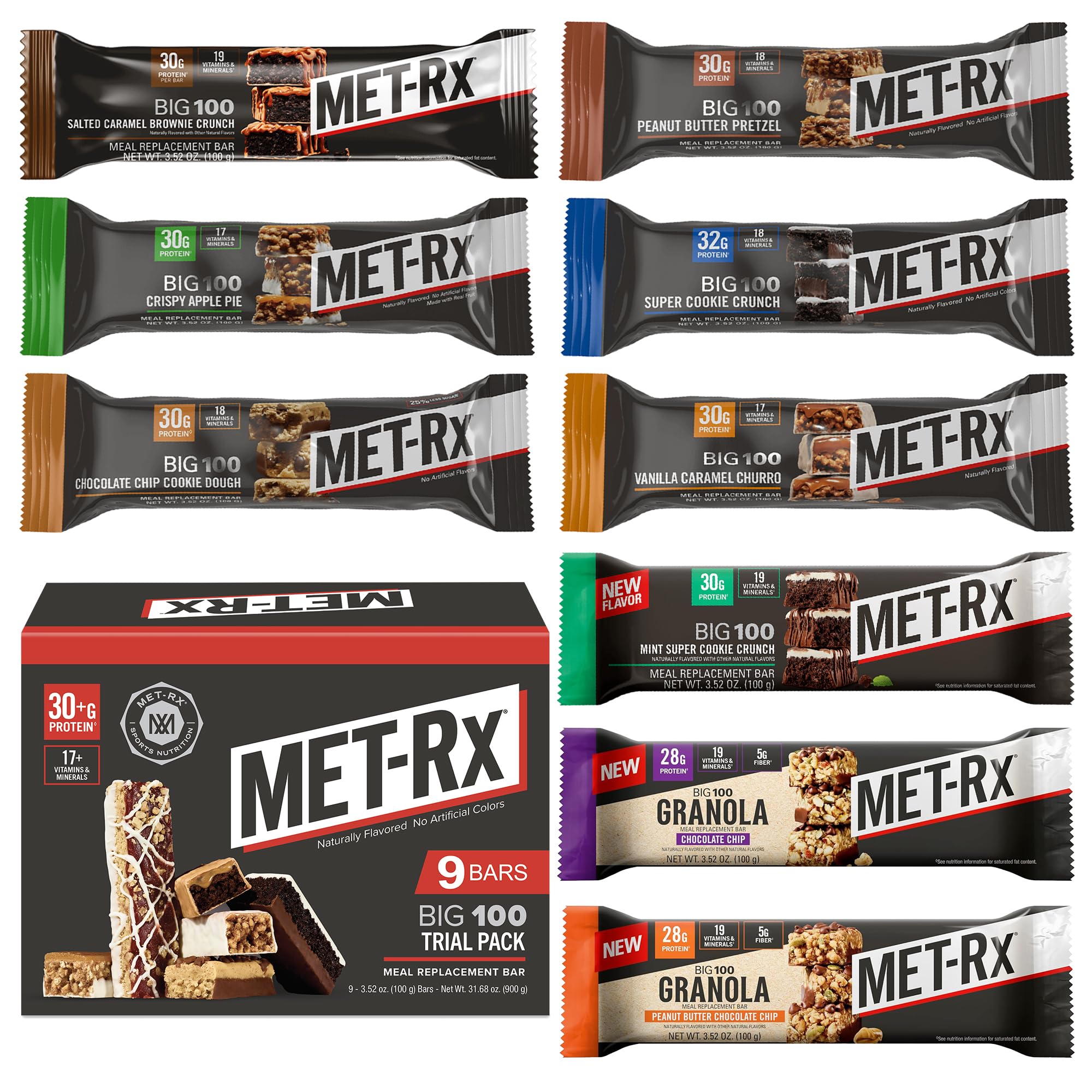 MET-Rx Big 100 Barra principal: fuente de proteína para energía durante entrenos