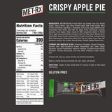 MET-Rx Big 100 barra proteina manzana crujiente muestra una textura sabrosa en cada bocado