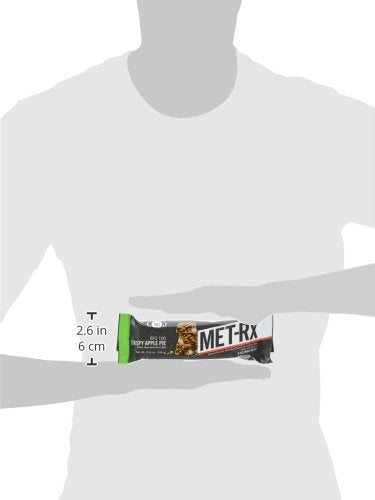 MET-Rx Big 100 barra proteina manzana, snack portátil para el gimnasio
