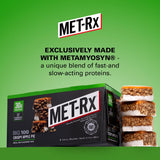 MET-Rx Big 100 Bar ingredientes clave, proteína de alta calidad para rendimiento diario