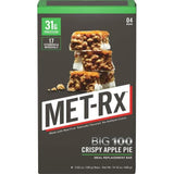 Met-Rx Big100 paquete de 9 barras, snack práctico para llevar.