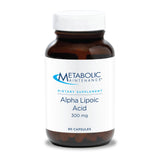 Metabolic Maintenance ácido alfa-lipoico 300 mg, cápsulas, apoyo antioxidante para la salud nerviosa.