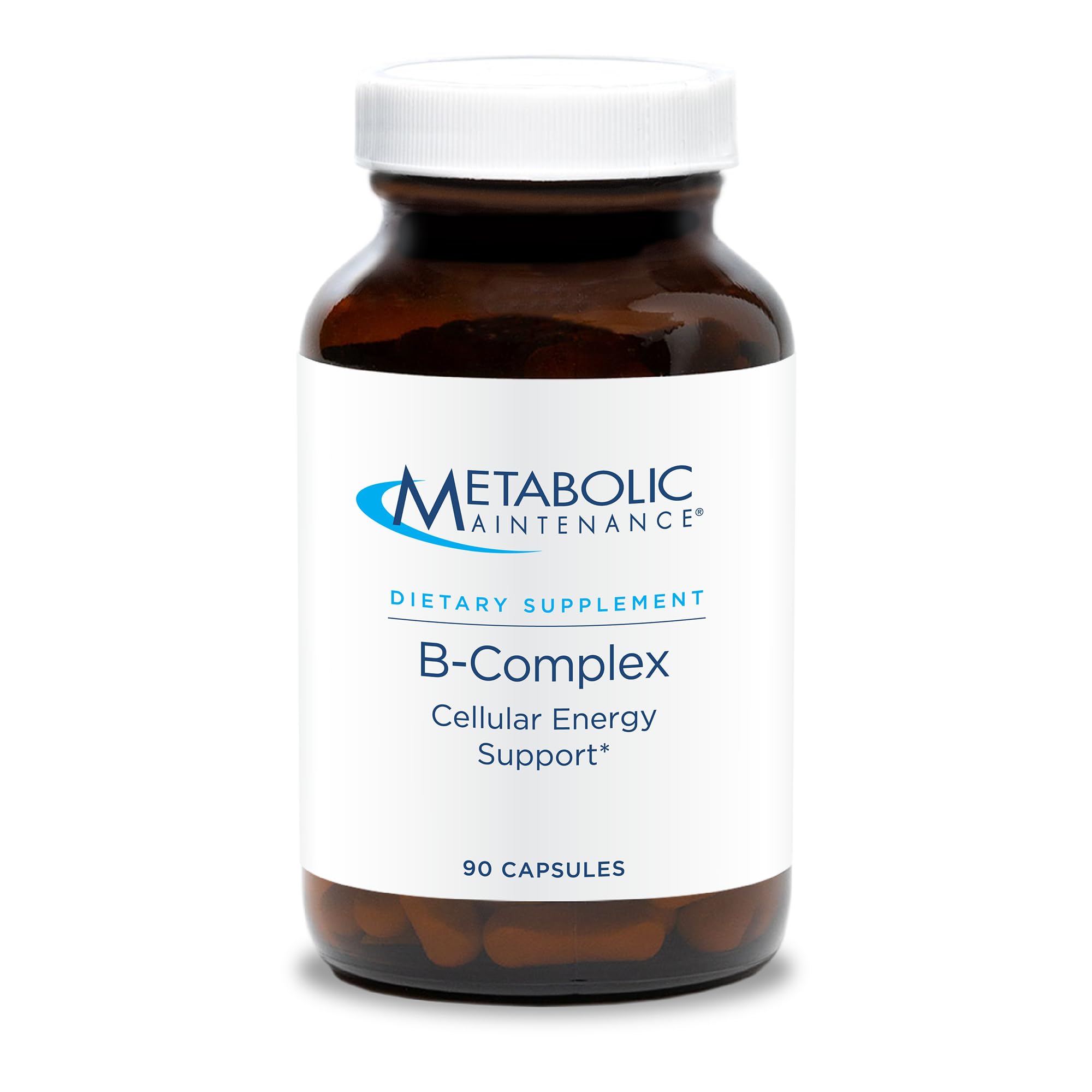 Metabolic Maintenance B-Complex, botella verter: posible apoyo a energía diaria y bienestar.