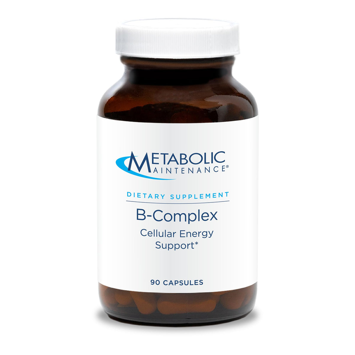 Metabolic Maintenance B-Complex, botella verter: posible apoyo a energía diaria y bienestar.