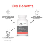 Empaque de Metabolic Maintenance Berberine Chromium con información de calidad