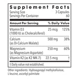 Metabolic Maintenance Cal/Mag Plus: cápsulas para absorción de calcio