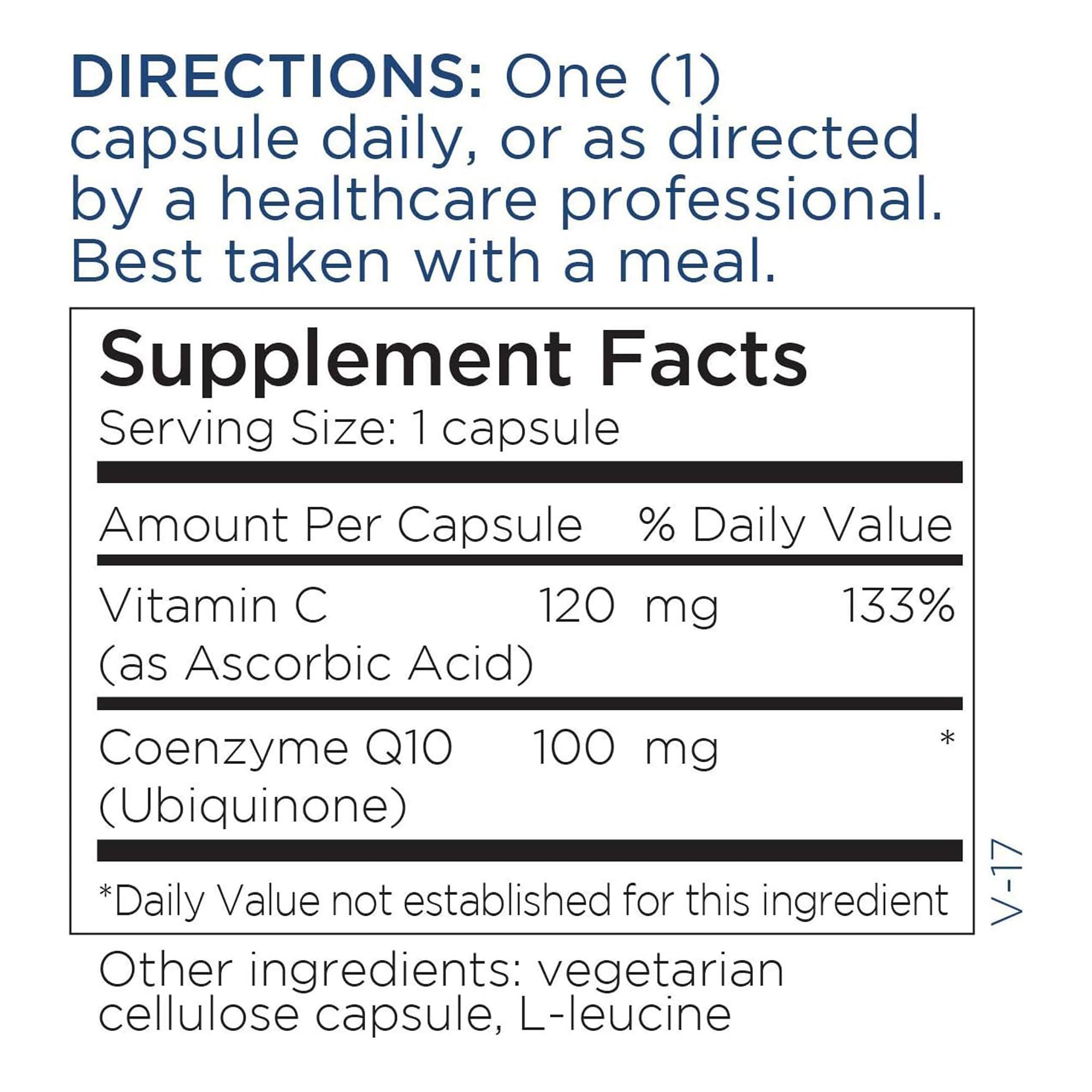 Cápsula de corazón y cerebro, Metabolic Maintenance CoQ10 para uso diario.