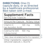 Cápsula de corazón y cerebro, Metabolic Maintenance CoQ10 para uso diario.