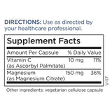 Metabolic Maintenance Magnesio Citrato Cápsulas en envase para uso diario
