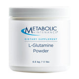 Metabolic Maintenance L-Glutamina en polvo, formato bote, apoyo digestivo potencial.
