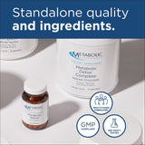 Metabolic Maintenance Little One: botella ambar protege vitaminas y minerales.