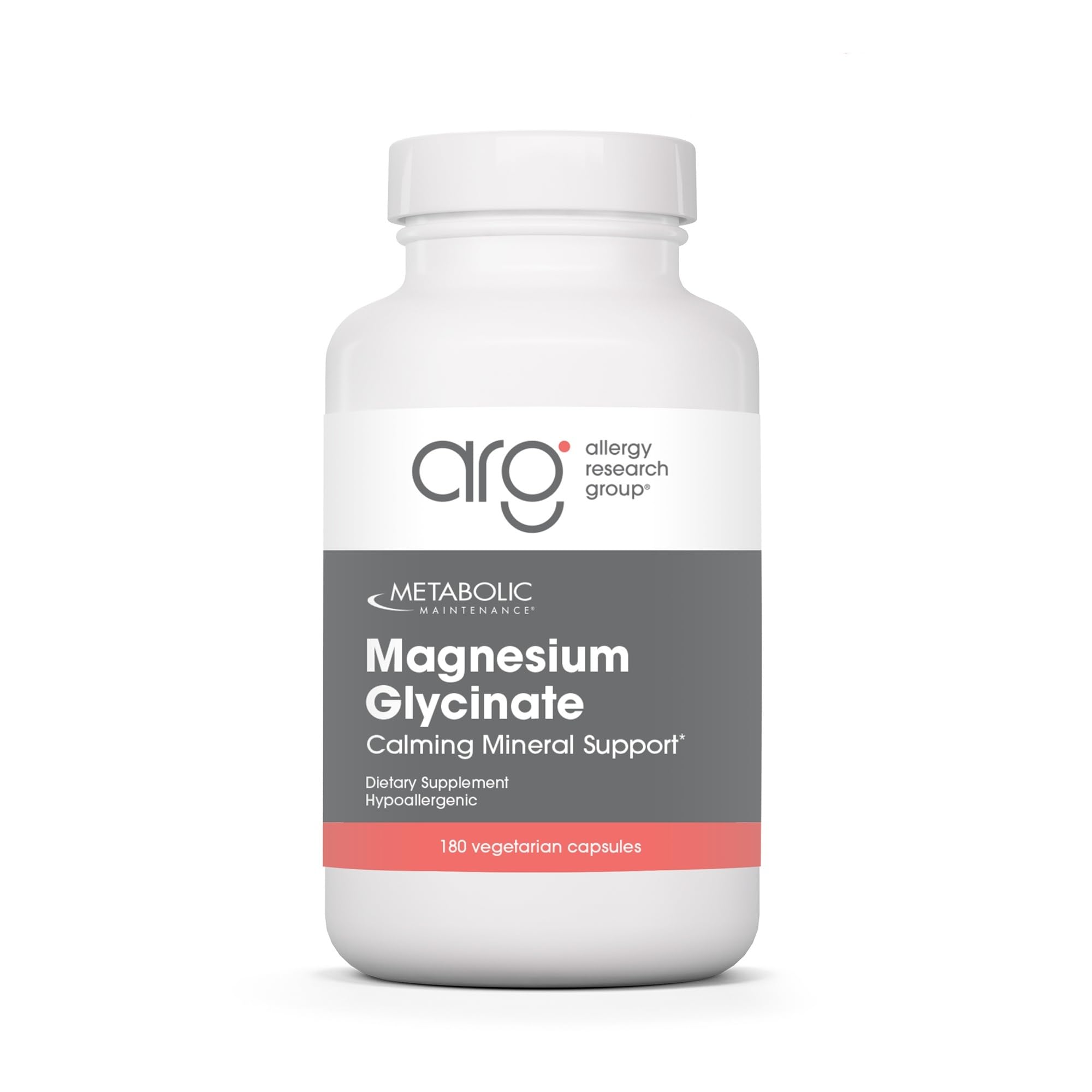 Metabolic Maintenance Magnesio Glicinato cápsulas: apoyo a músculos y nervios relajados