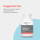 Metabolic Maintenance Magnesio Glicinato etiqueta: información clara sobre pureza y vitamina C