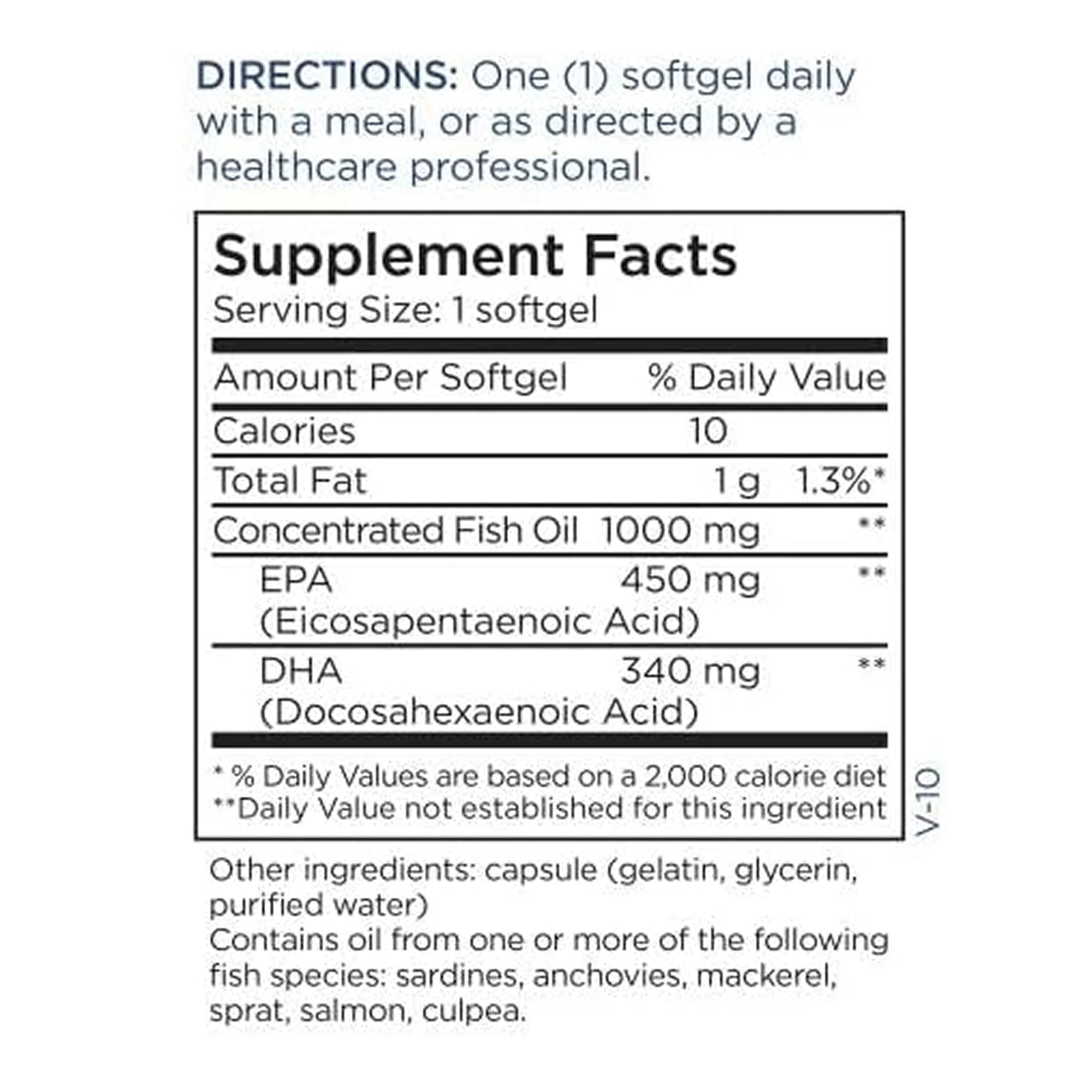 Metabolic Maintenance Mega Omega Extra Strength, caja y bote resaltan portabilidad y conveniencia.
