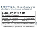 Metabolic Maintenance NAC 600 mg sobre mesa, ideal para rutina diaria de salud