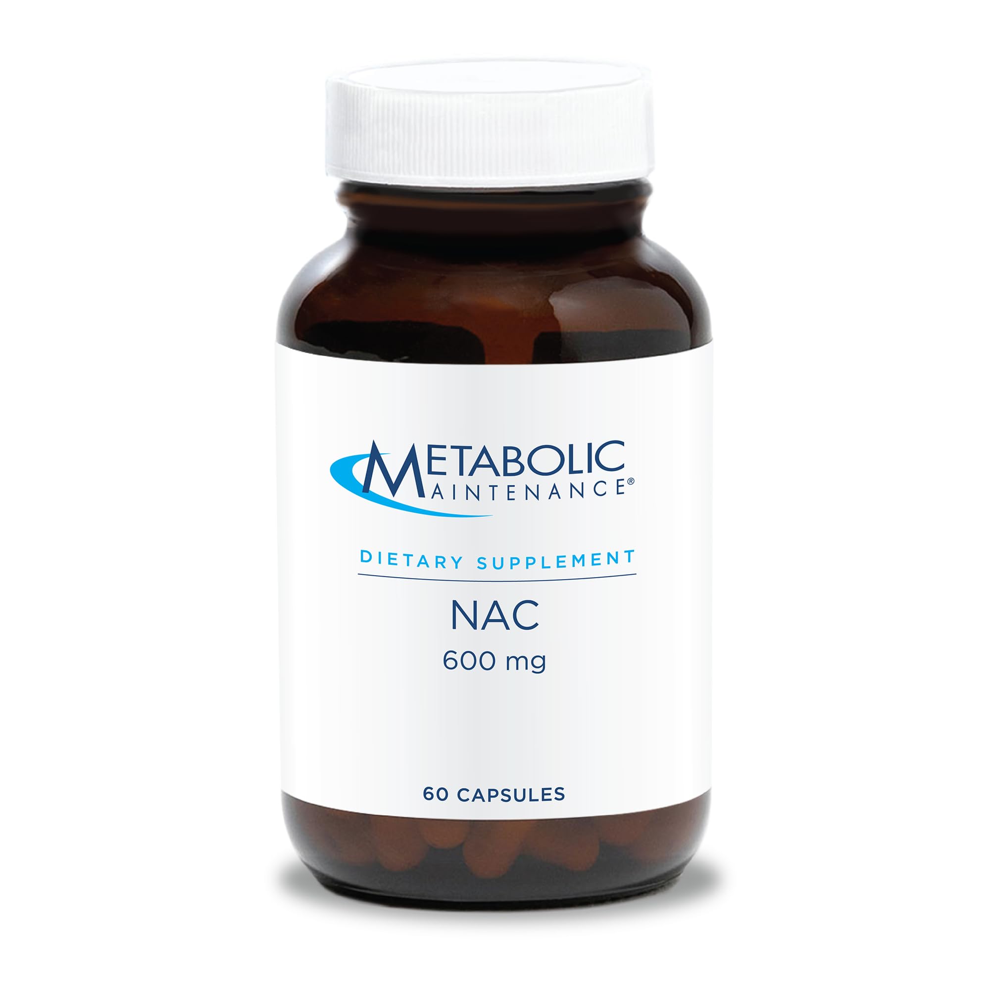 Metabolic Maintenance NAC 600 mg frasco, apoyo diario para detox y antioxidante