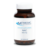 Metabolic Maintenance NAC 600 mg frasco, apoyo diario para detox y antioxidante