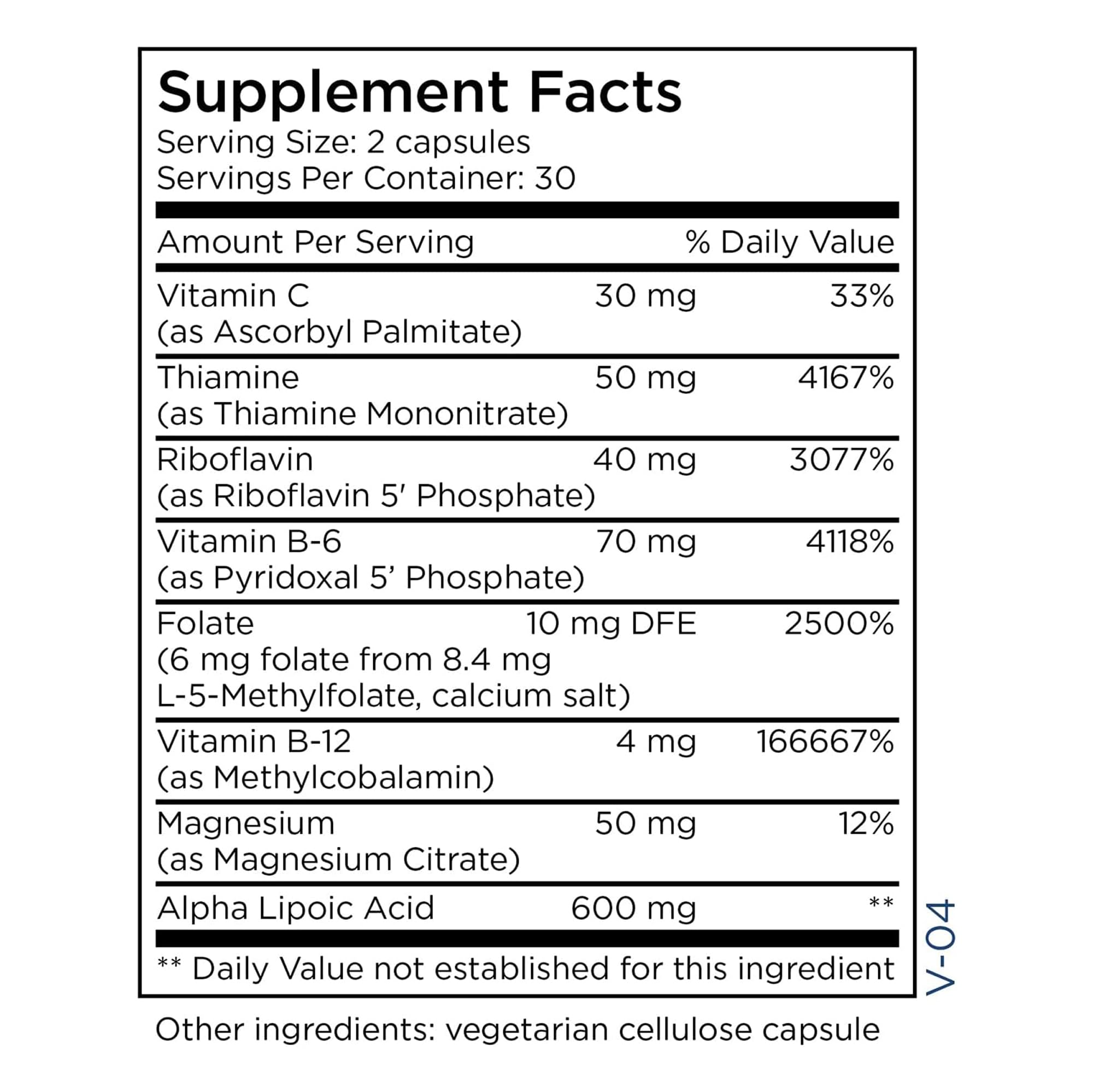 Metabolic Maintenance NERVEsustain: empaque libre de BPA y fabricación en EE. UU.