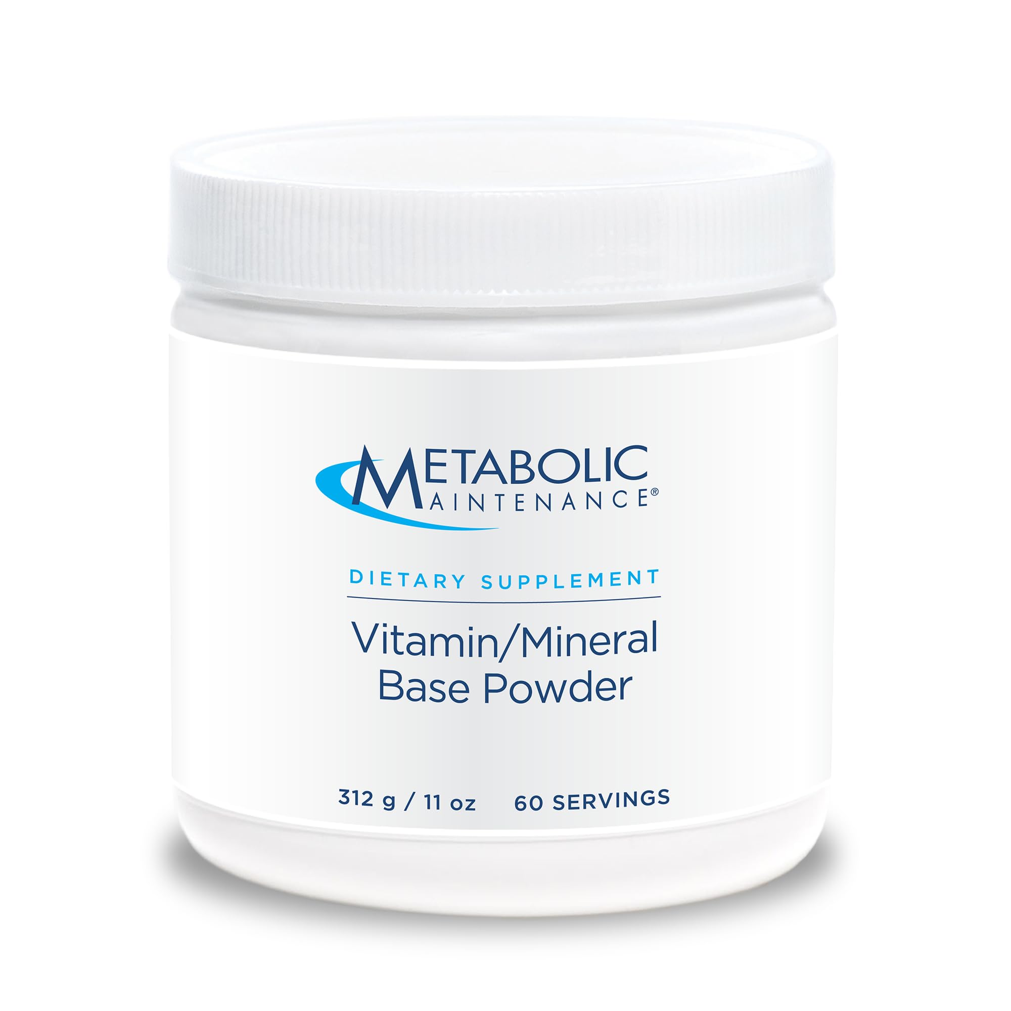Polvo base Metabolic Maintenance frasco: base multivitamínica para consumo diario.