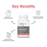 Cápsulas Metabolic Maintenance Vitamin D3 10000 IU en cucharita listas para tomar.