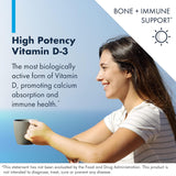 Metabolic Maintenance Vitamina D3 5000 UI - información nutricional clara en la etiqueta.