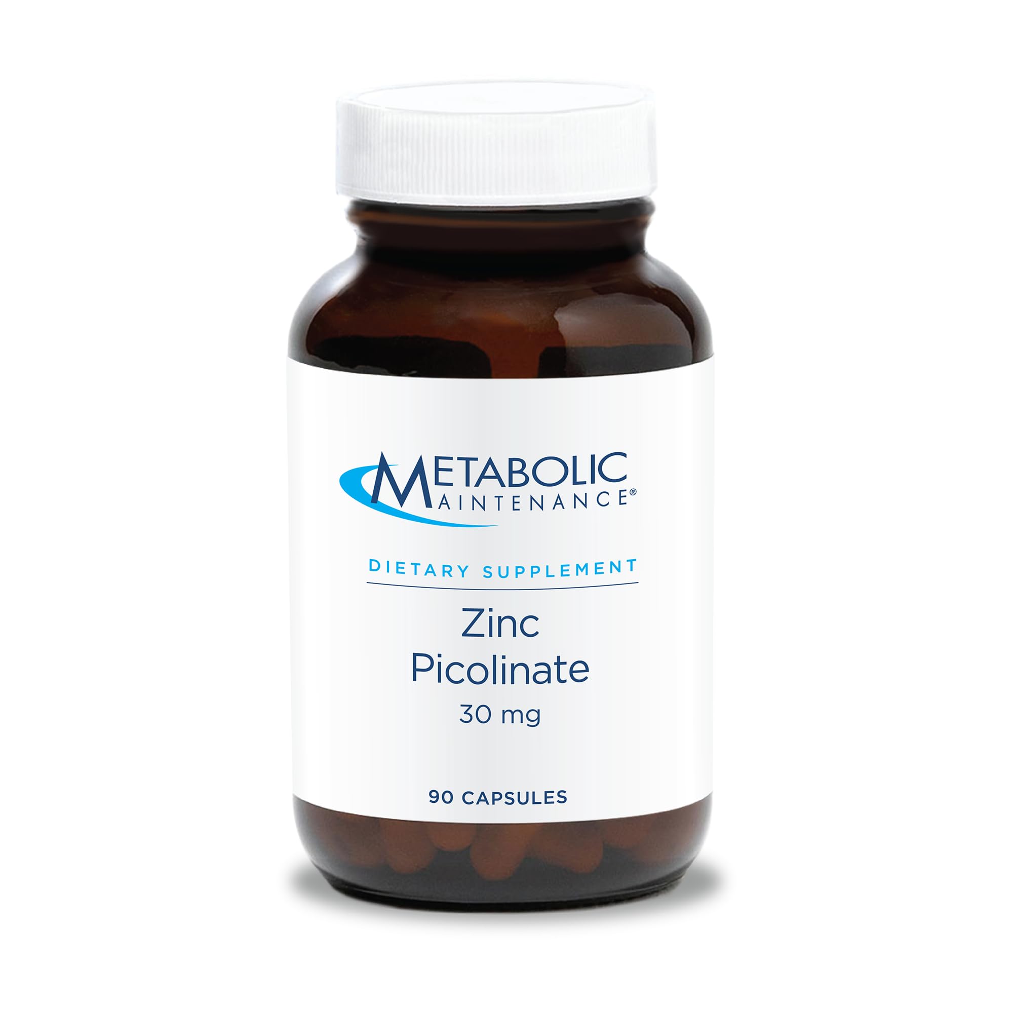 Metabolic Maintenance Zinc Picolinato: cápsula de 25 mg para apoyo inmunitario