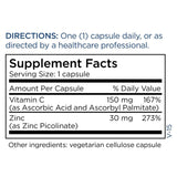 Metabolic Maintenance Zinc Picolinato: garantía de calidad y pureza