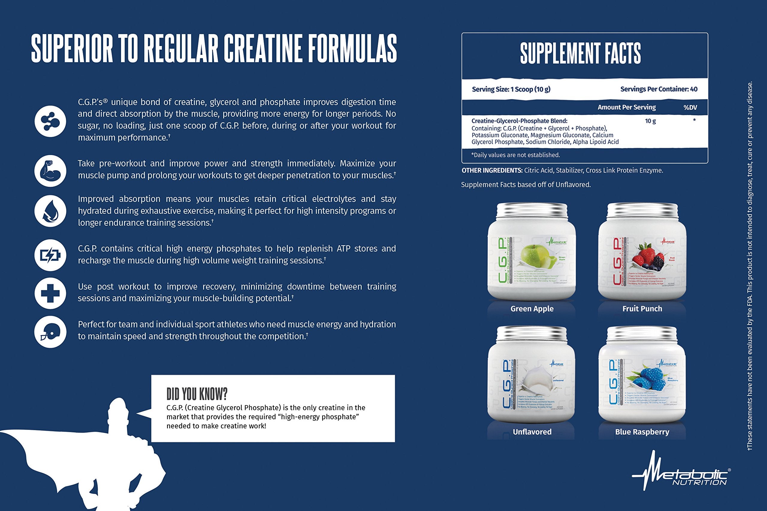 CGP Metabolic Nutrition medicion porcion para dosis consistentes