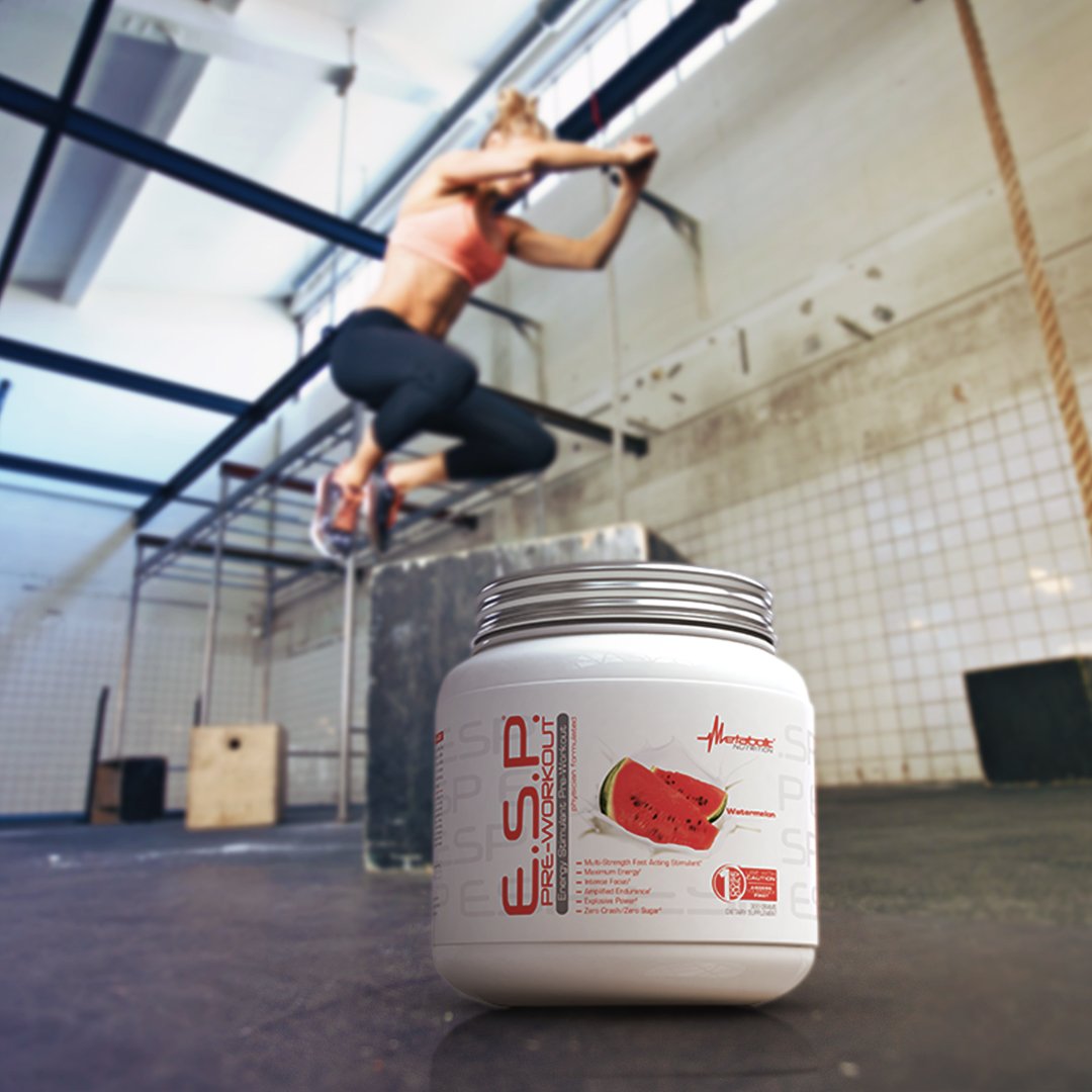 Metabolic Nutrition ESP: uso previo al entrenamiento para energía y enfoque.