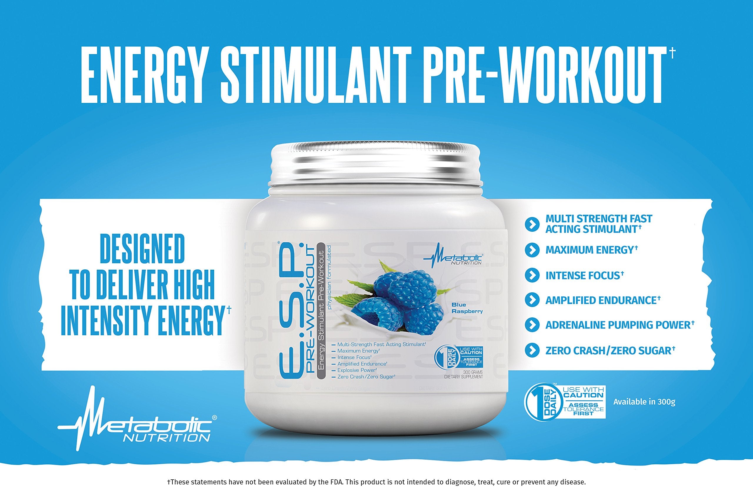 Metabolic Nutrition ESP: etiqueta clara destaca ingredientes y usos recomendados.