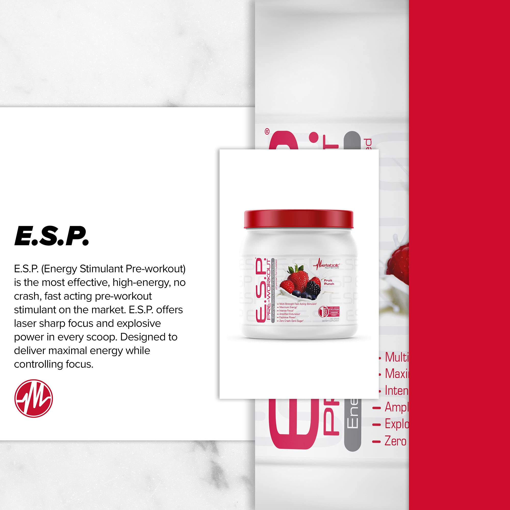 Metabolic Nutrition ESP: detalle de pump muscular resultado de mayor flujo sanguíneo.
