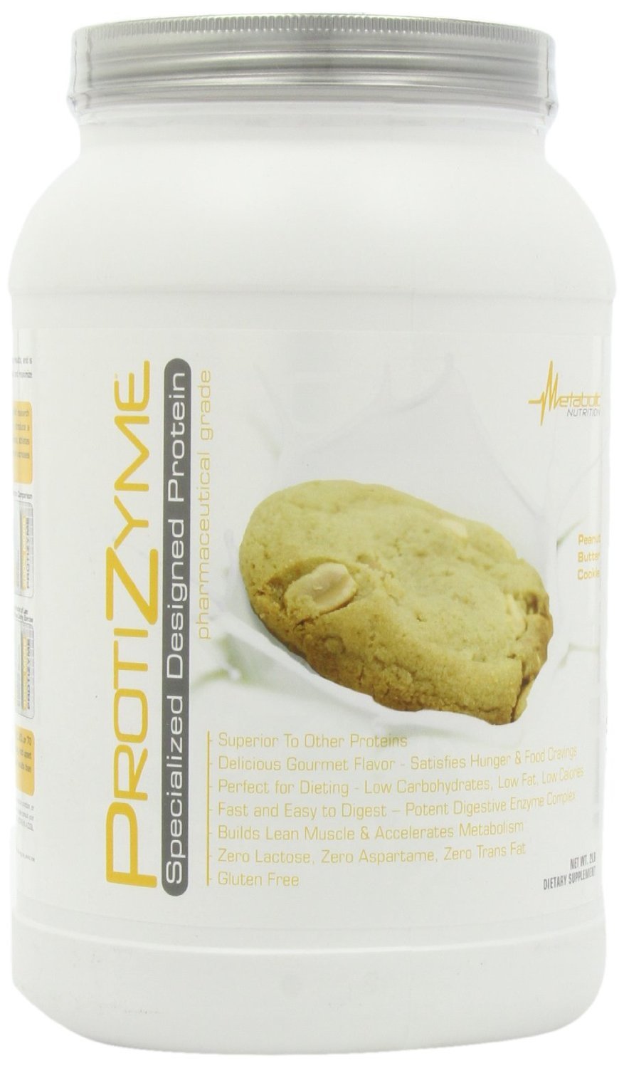 Metabolic Nutrition ProtiZyme, polvo de proteína para apoyar ingesta proteica diaria