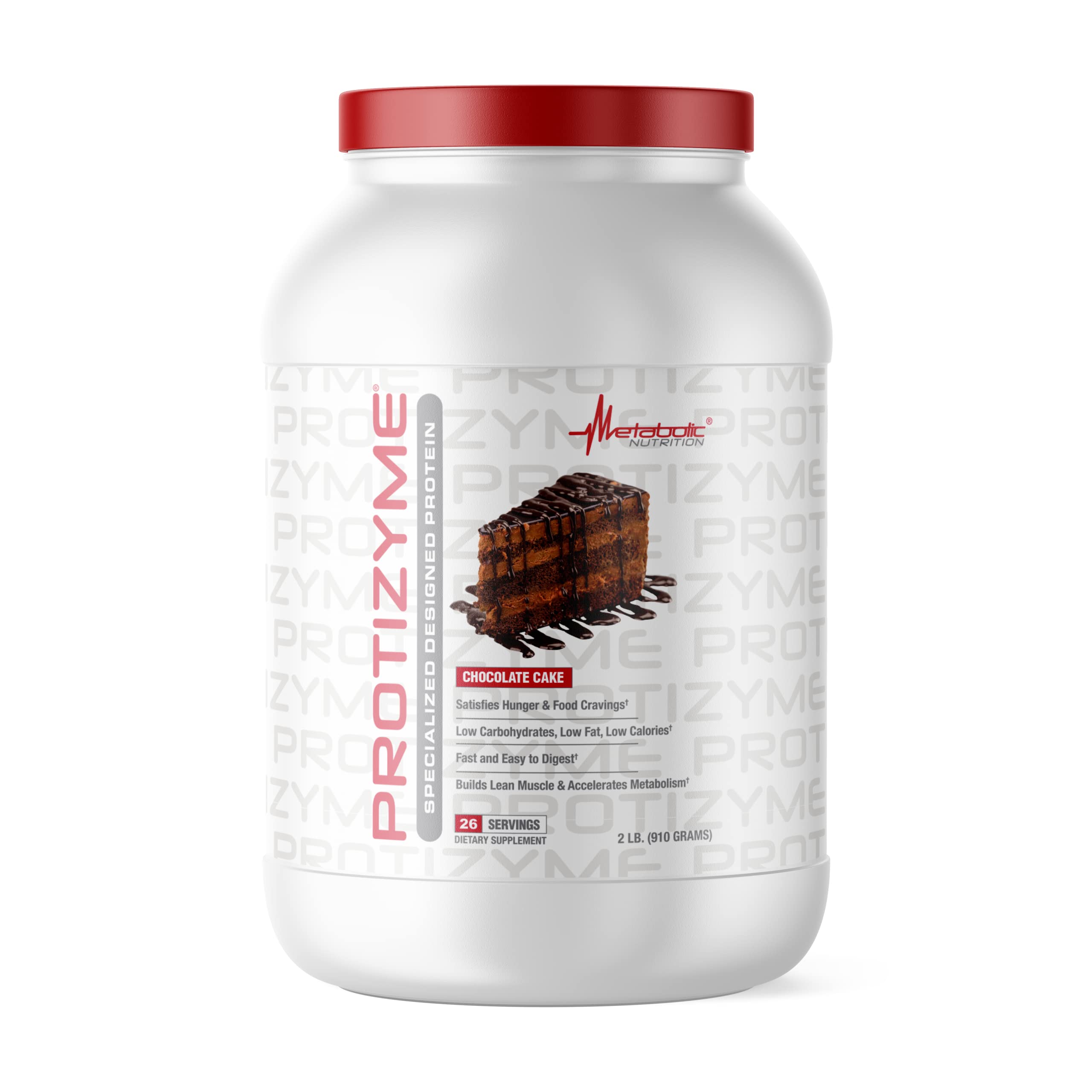 Protizyme de Metabolic Nutrition: scoop en vaso para batidos prácticos.