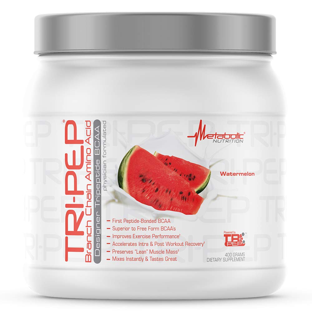 TRIPEP de Metabolic Nutrition en pote sandia 400 g para recuperación posentrenamiento